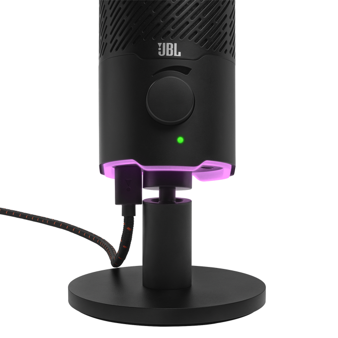 JBL Quantum Stream - Black - Dual pattern premium USB microphone for streaming, recording and gaming - Detailshot 5 image number null